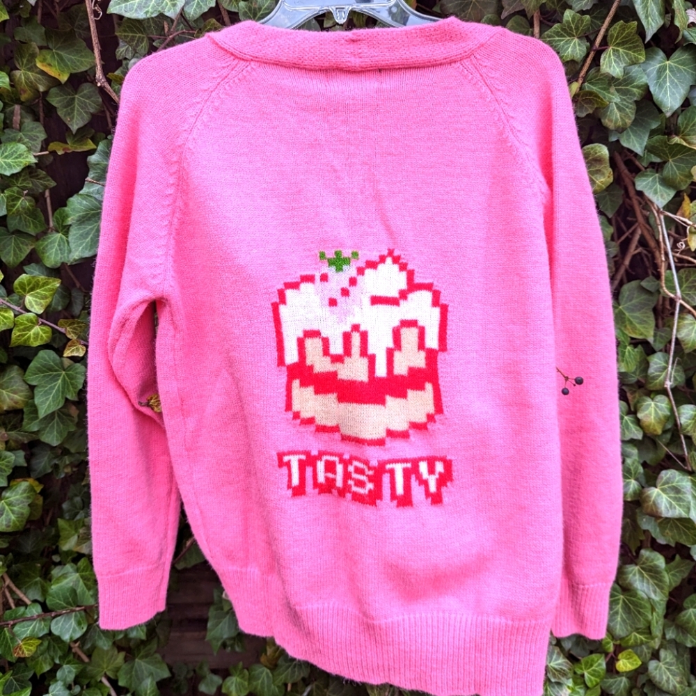 Cider Strawberry Cake Sweater